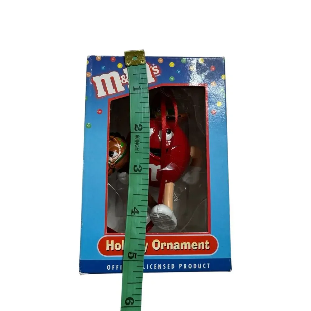 Vintage KURT ADLER Red M&M Candy Ornament Broom Horse *NEW* 2005 Cowboy Country